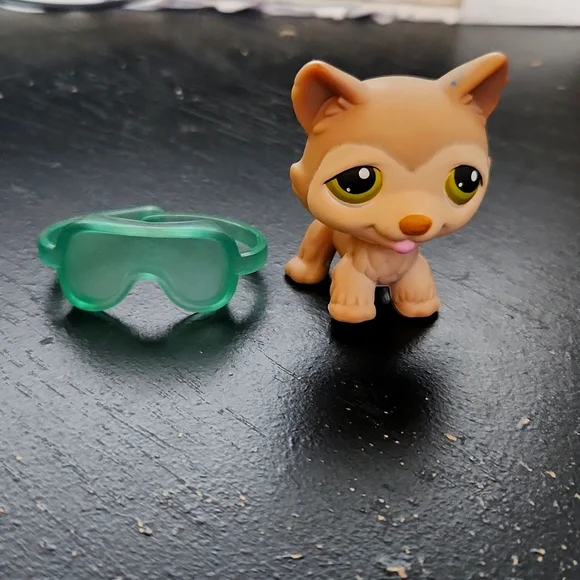 Littlest Pet Shop Toys 206 Littlest Pet Shop 358 Husky Brown